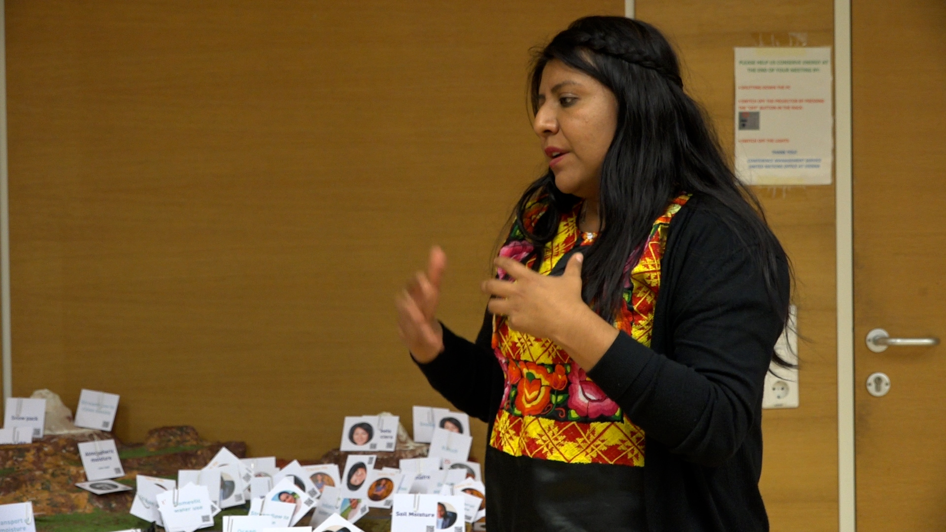 Tania expressing water-related challenges