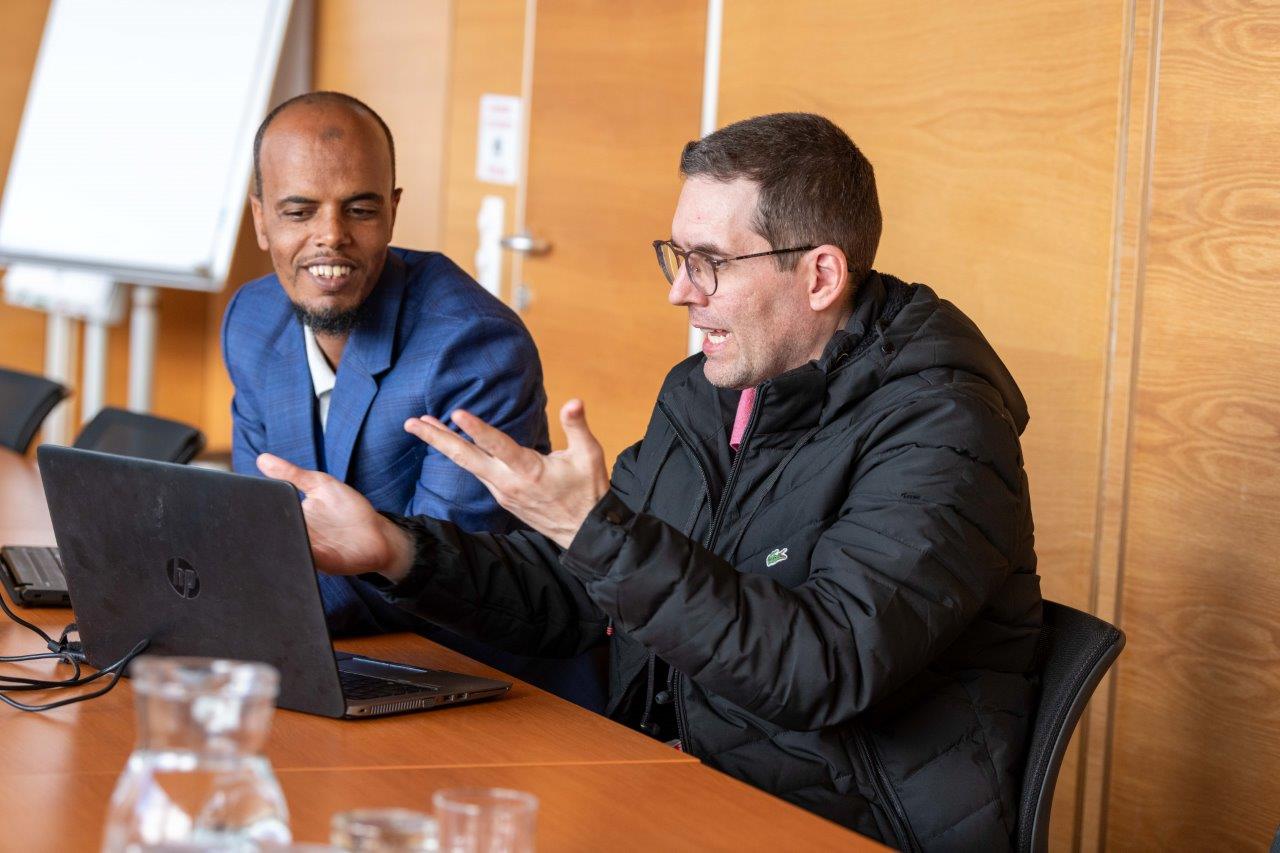 Participants co-desiging a solution to address water quality monitoring near lake Athabasca