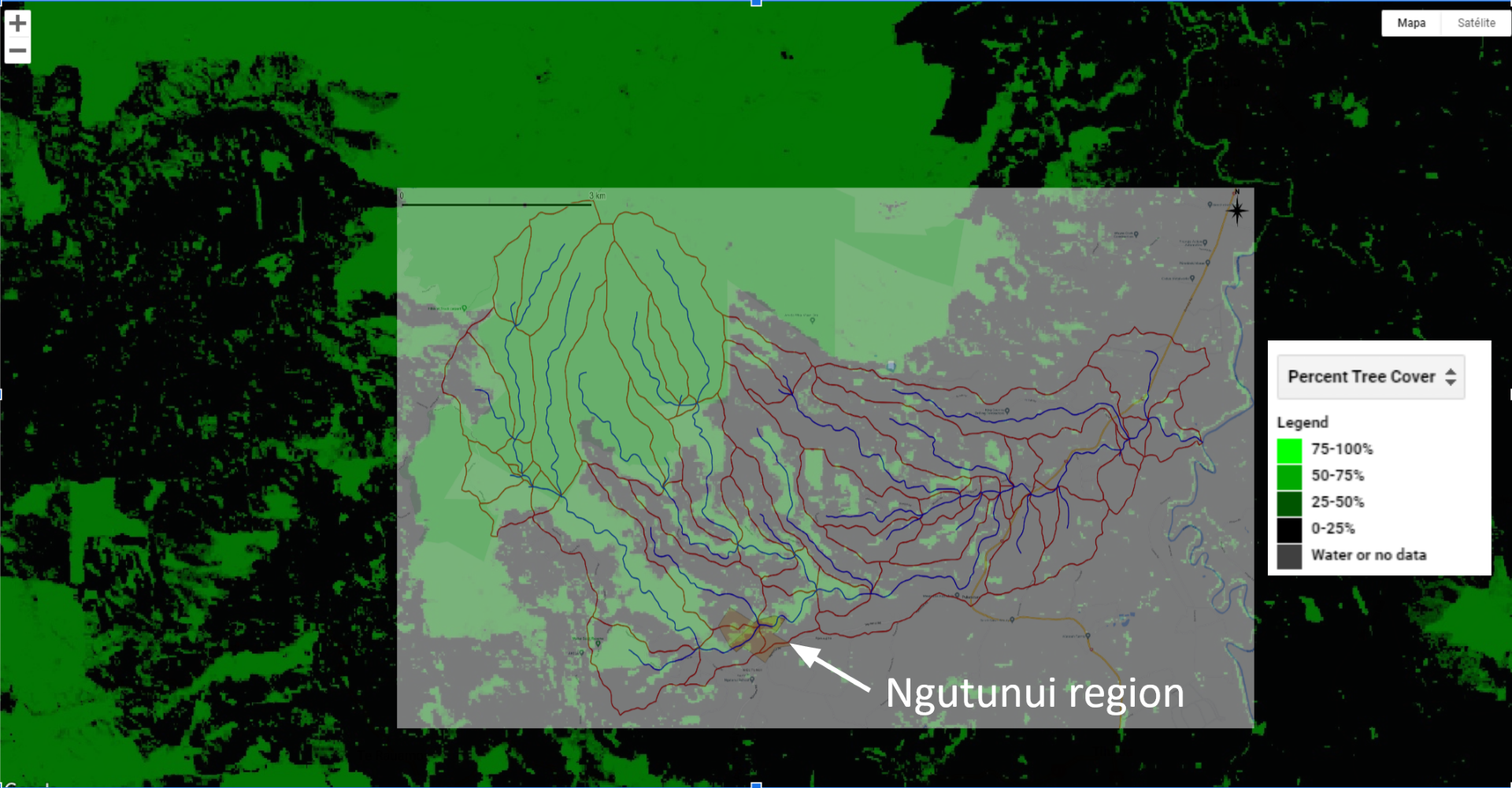 Changes in tree cover - Google Earth Engine Apps - Global Forest Change
