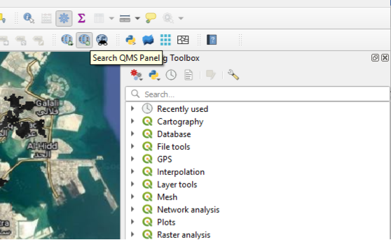 Finding plugin in QGIS panel
