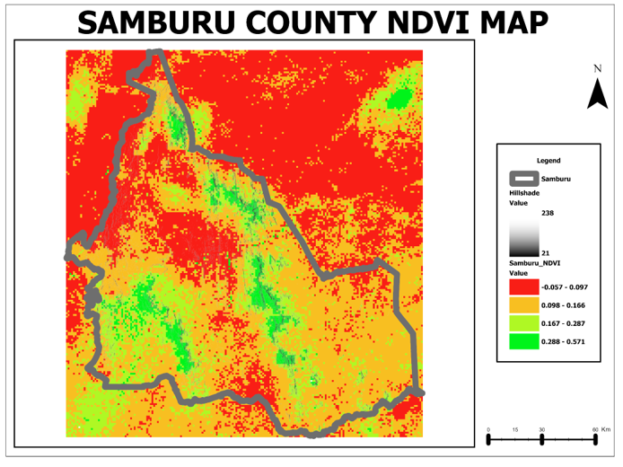 Samburu NDVI map