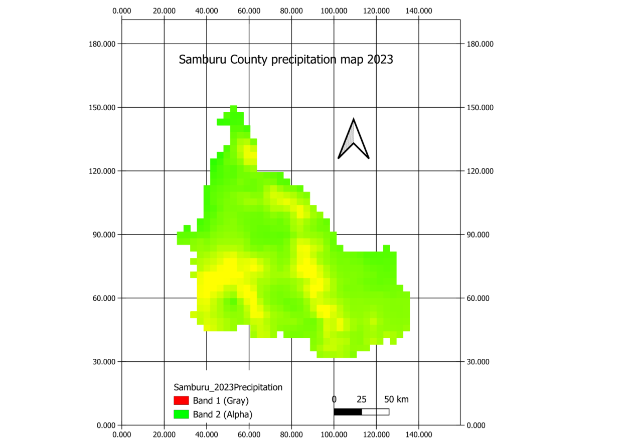samburu precipitation map
