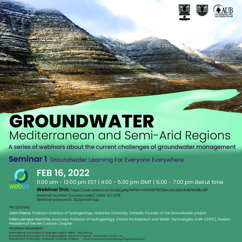 Groundwater: Mediterranean and Semi-Arid Regions