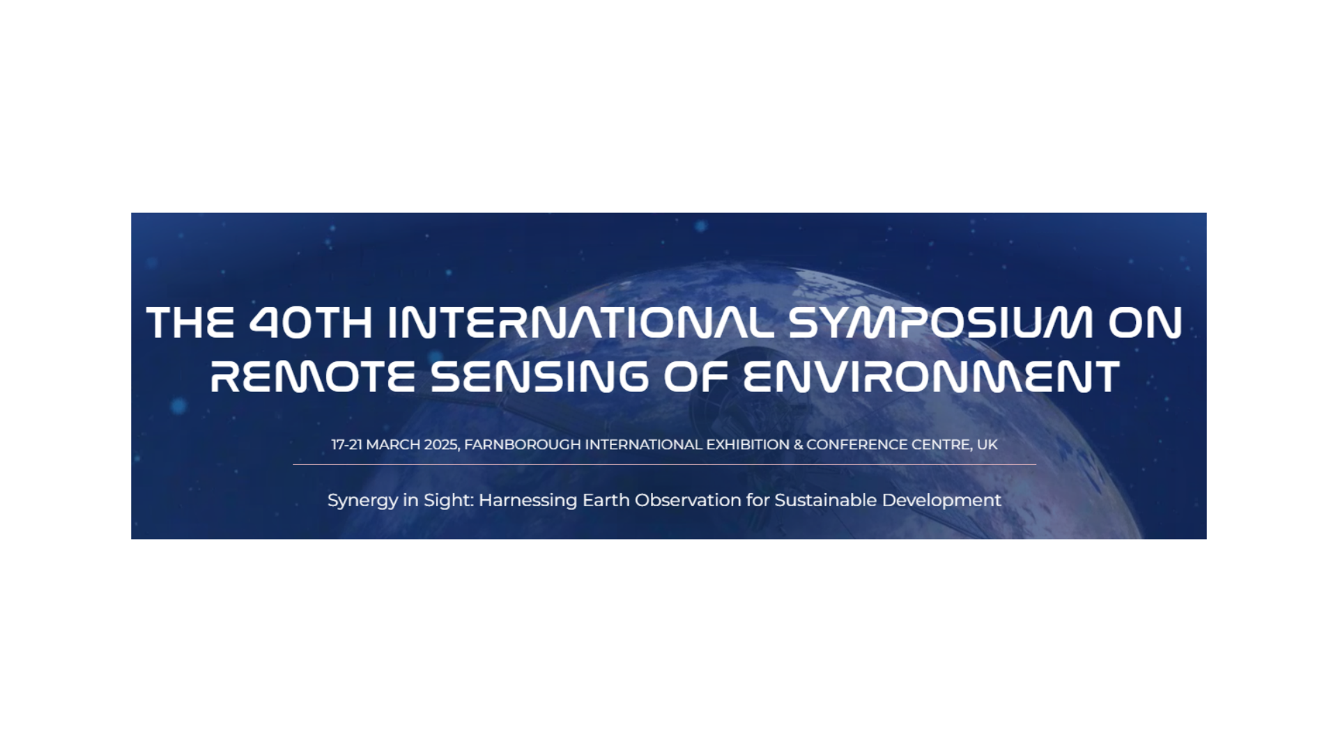 Event banner with title, location and date
