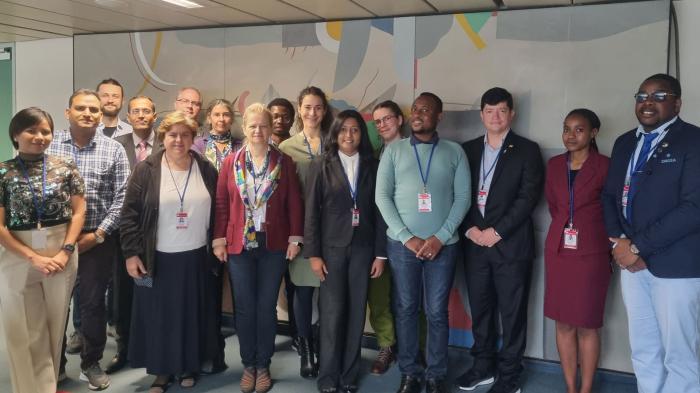Group photo taken at teh 1st Space4Water Stakeholder Meeting
