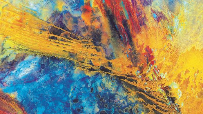 False colour image of the Sahara. Source: ESA