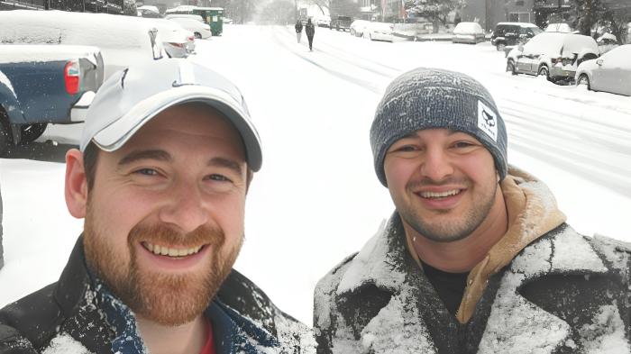 Picture of Russell Limber with a friend