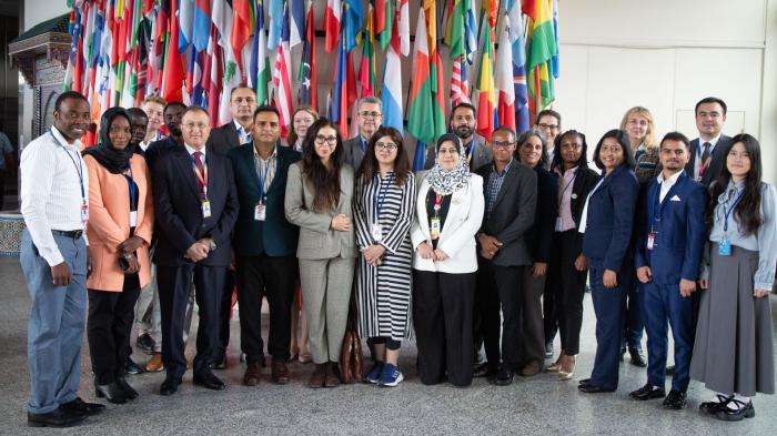 Group photo taken at the event
