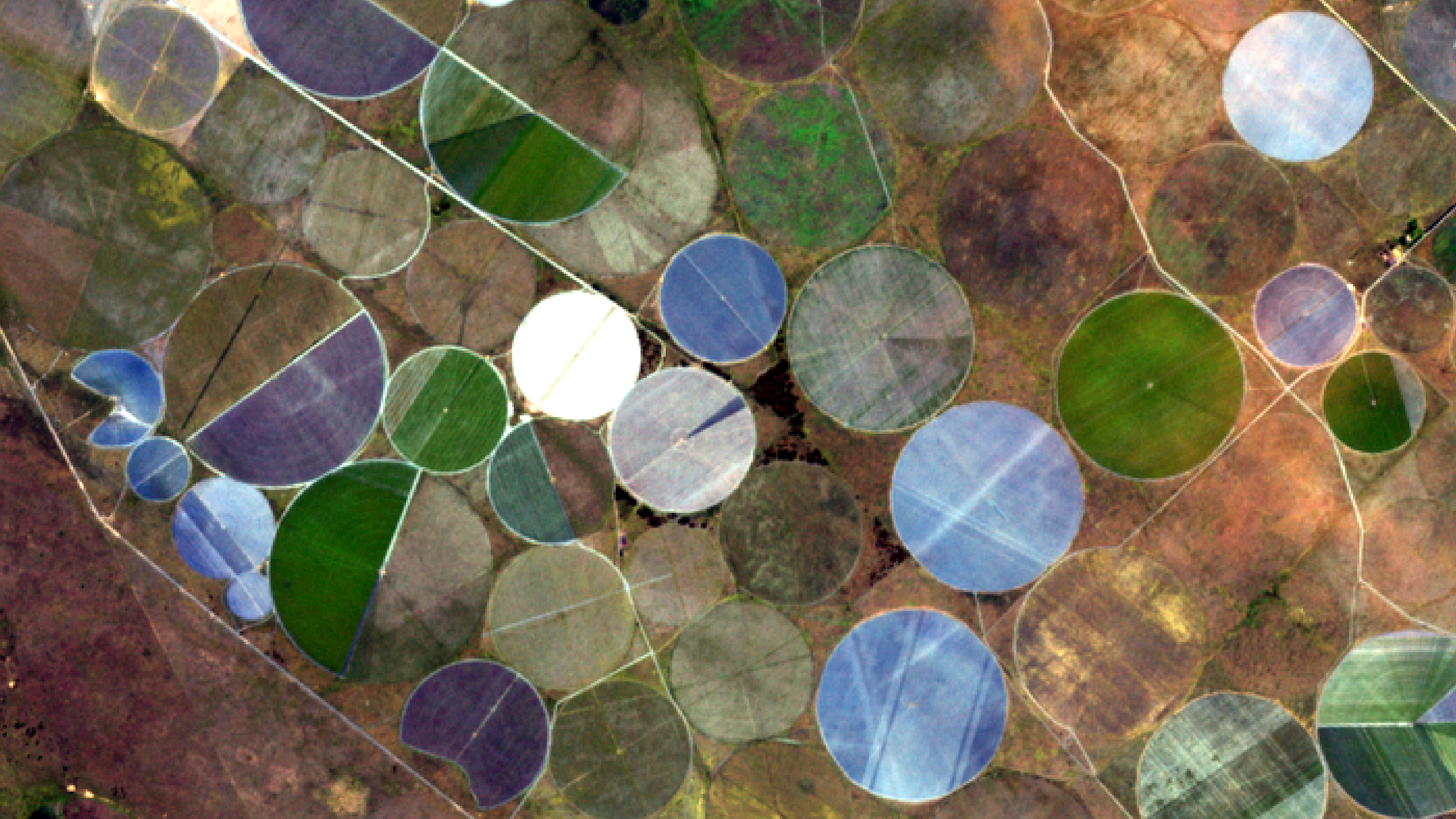 Centre PivotsCammalleri, C, M C Anderson, F Gao, C R Hain, and W P Kustas. 2014. “Mapping Daily Evapotranspiration at Field Scales over Rainfed and Irrigated Agricultural Areas Using Remote Sensing Data Fusion.” Agricultural and Forest Meteorology 186: 1–11. https://doi.org/https://doi.org/10.1016/j.agrformet.2013.11.001. D’Urso, Guido. 2001. Simulation and Management of On-Demand Irrigation Systems: A Combined Agrohydrological and Remote Sensing Approach. Wageningen: WU thesis 2961 Proefschrift Wageningen.