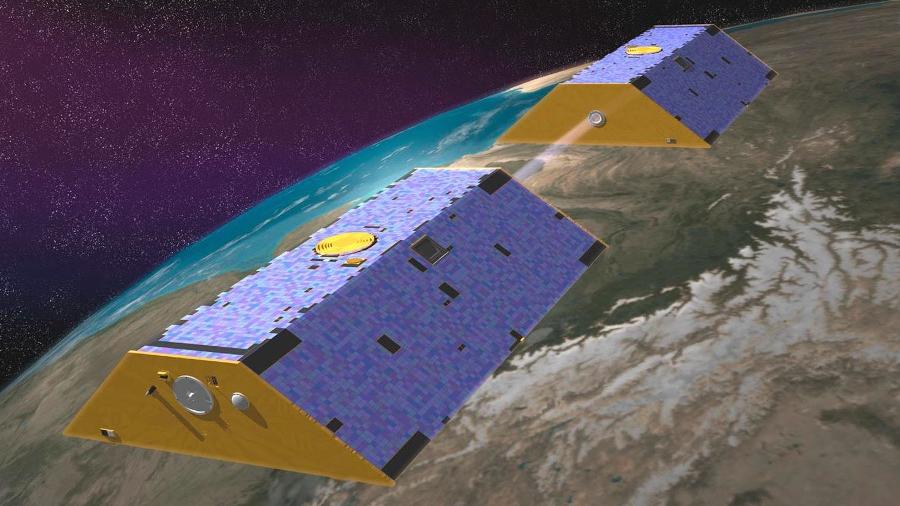 GRACE twin satellites