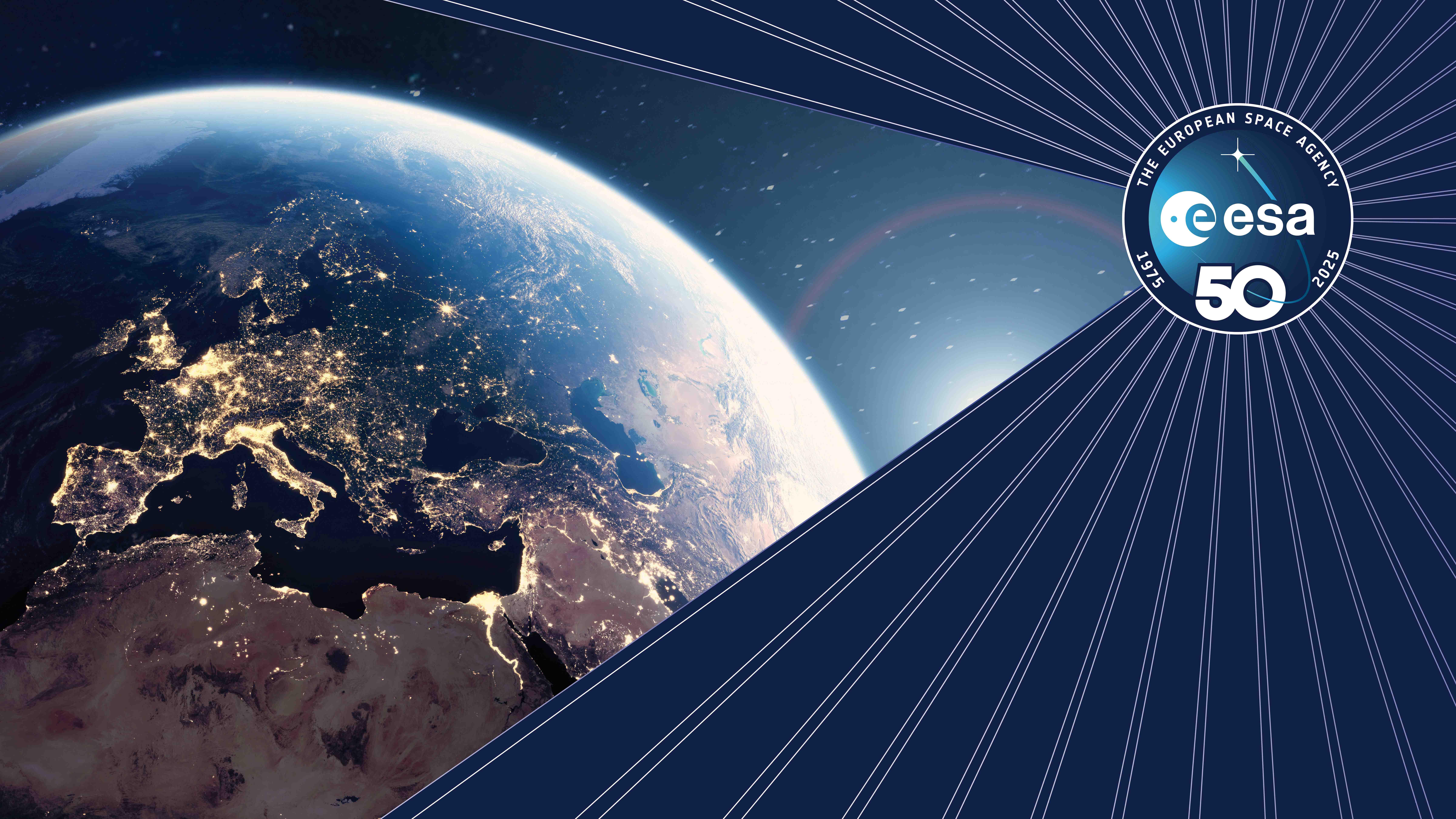 ESA 50th Anniversary Badge